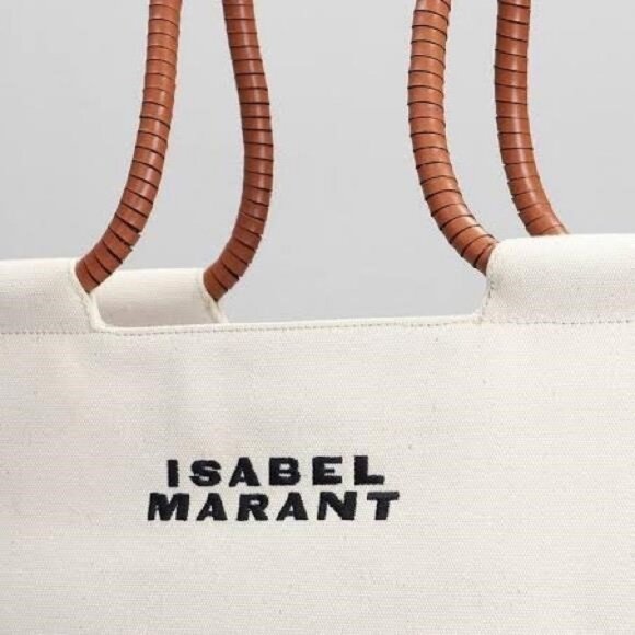 New Authentic New Authentic ISABEL MARANT Toledo Canvas Tote Bag - Picture 6 of 14